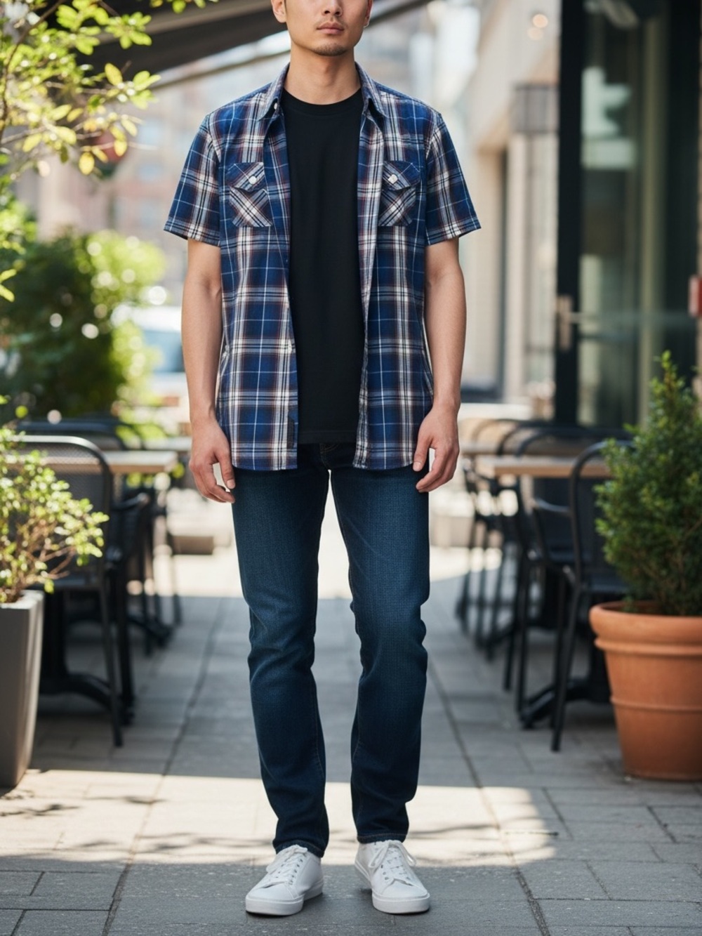 Superdry Men's Washbasket Plaid Short Sleeve Shirt